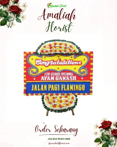 Bunga Papan Congratulation di Lakarsantri